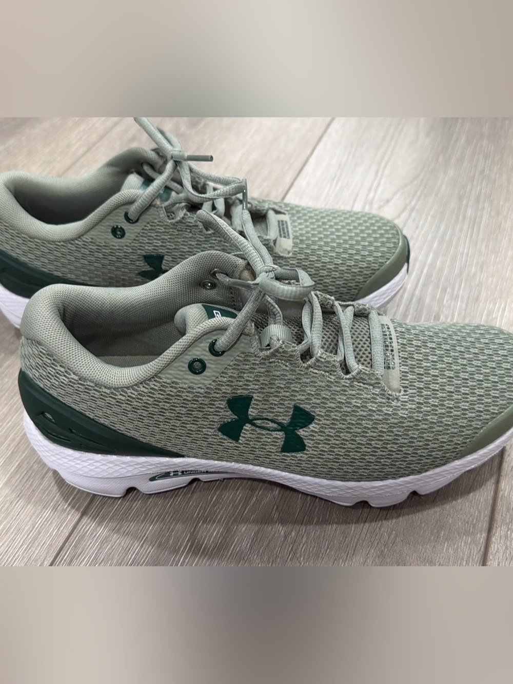 Under Armour Women's Light Sage Green Athletic Sneakers